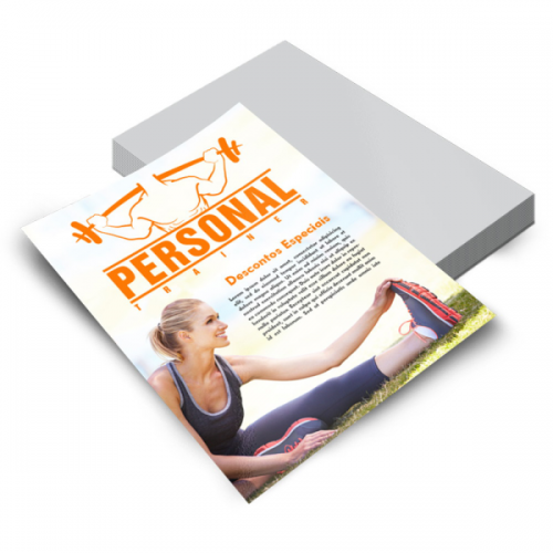 Papel couchê fosco A3 250g 4/0