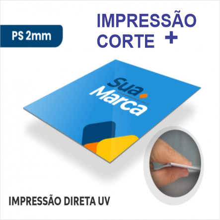 PS 2mm - Impresso e Recortado 4/0