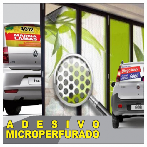 Adesivo Microperfurado