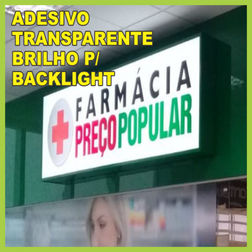 Adesivo Transparente p/ Backlight