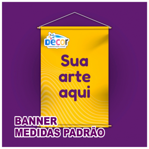 Banner Brilho - Medidas Padrão