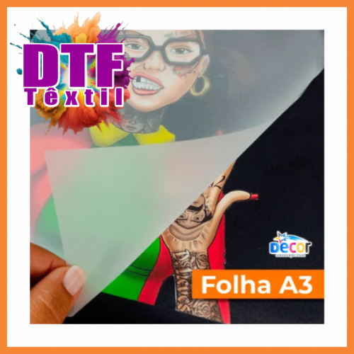 DTF Têxtil - Tamanho A3