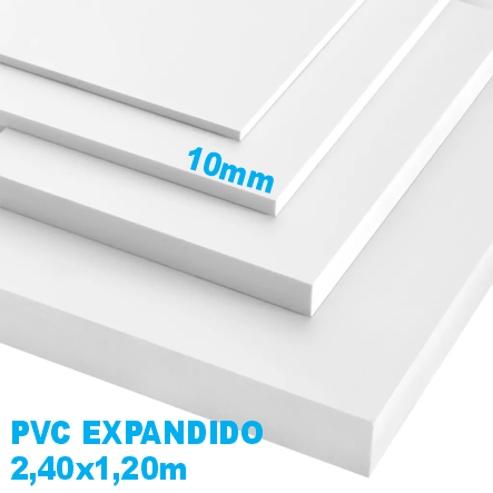 Chapa PVC Expandido 10mm - 2,40x1,20m