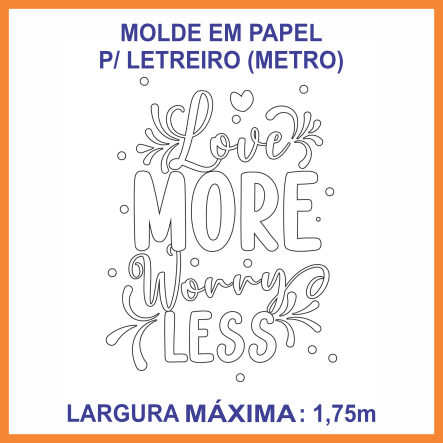 Molde p/ Letreiro